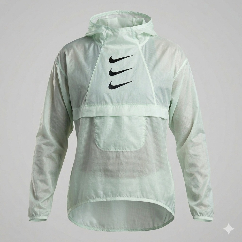 Nike Repel Run Division Women Windrunner Jacket Mint Green DA1276-394 XS NWT